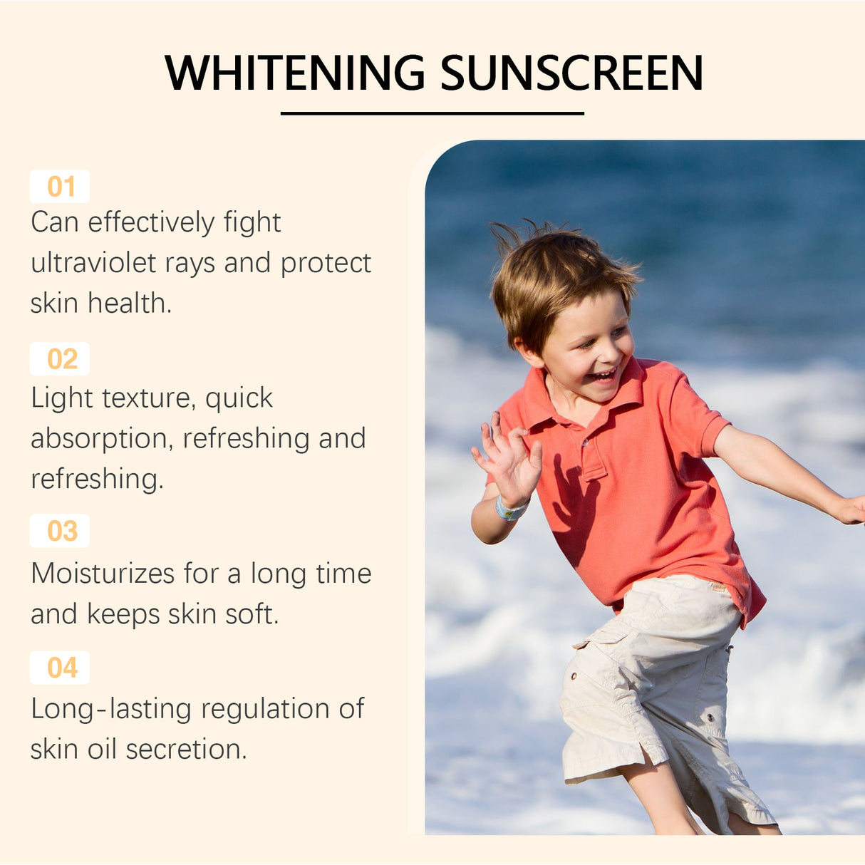 Whitening Sunscreen, Daily Moisturizing Skin Isolation And Protection Cream - V.I.P Digital Presence