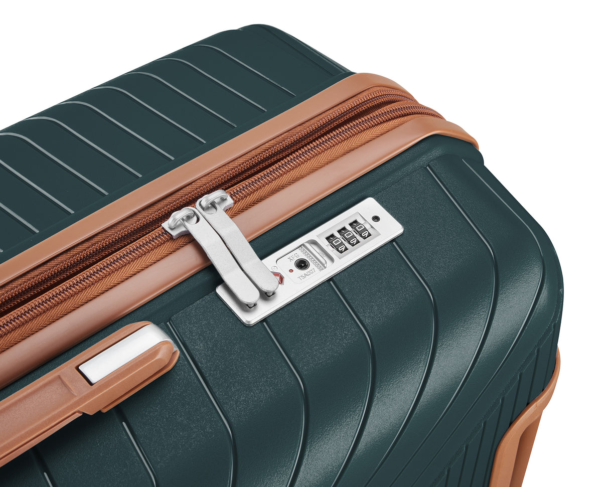 Luggage set of 4 pieces (14/20/24/28) with 4 360 degree silent rotating wheels made of PP material and durable TSA lock - V.I.P Digital Presence