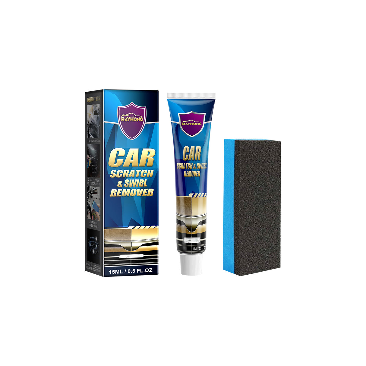 Car Scratch Repair Cream, Car Maintenance Refurbishment Paint Scratches Scratches Polishing Paint Repair Paste - V.I.P Digital Presence