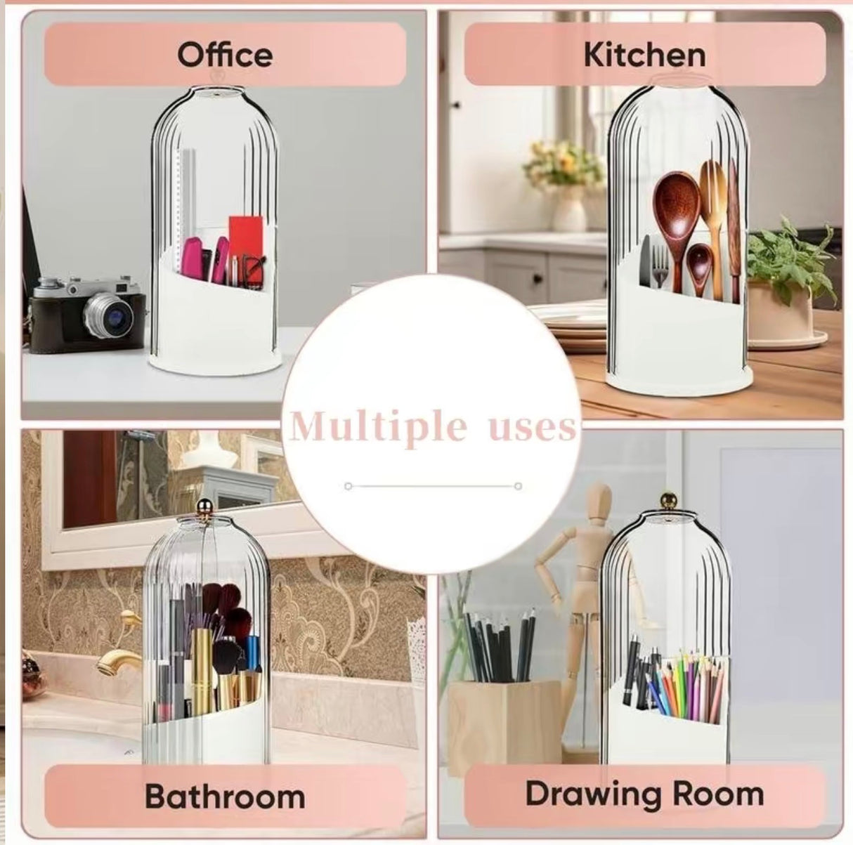 CleanSpin Toothbrush Holder