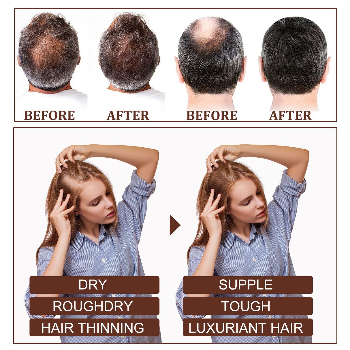 Castor Oil Hair Dense Essential Oil Repair Damaged Hair, Nourish Scalp, Strengthen Hair And Prevent Hair Loss - V.I.P Digital Presence