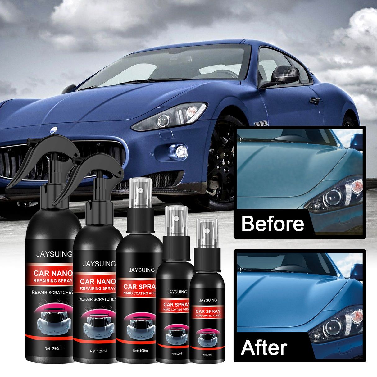 Car Coating Spray, Liquid Glass Sealing Glaze Coating Agent For Automobile Maintenance - V.I.P Digital Presence