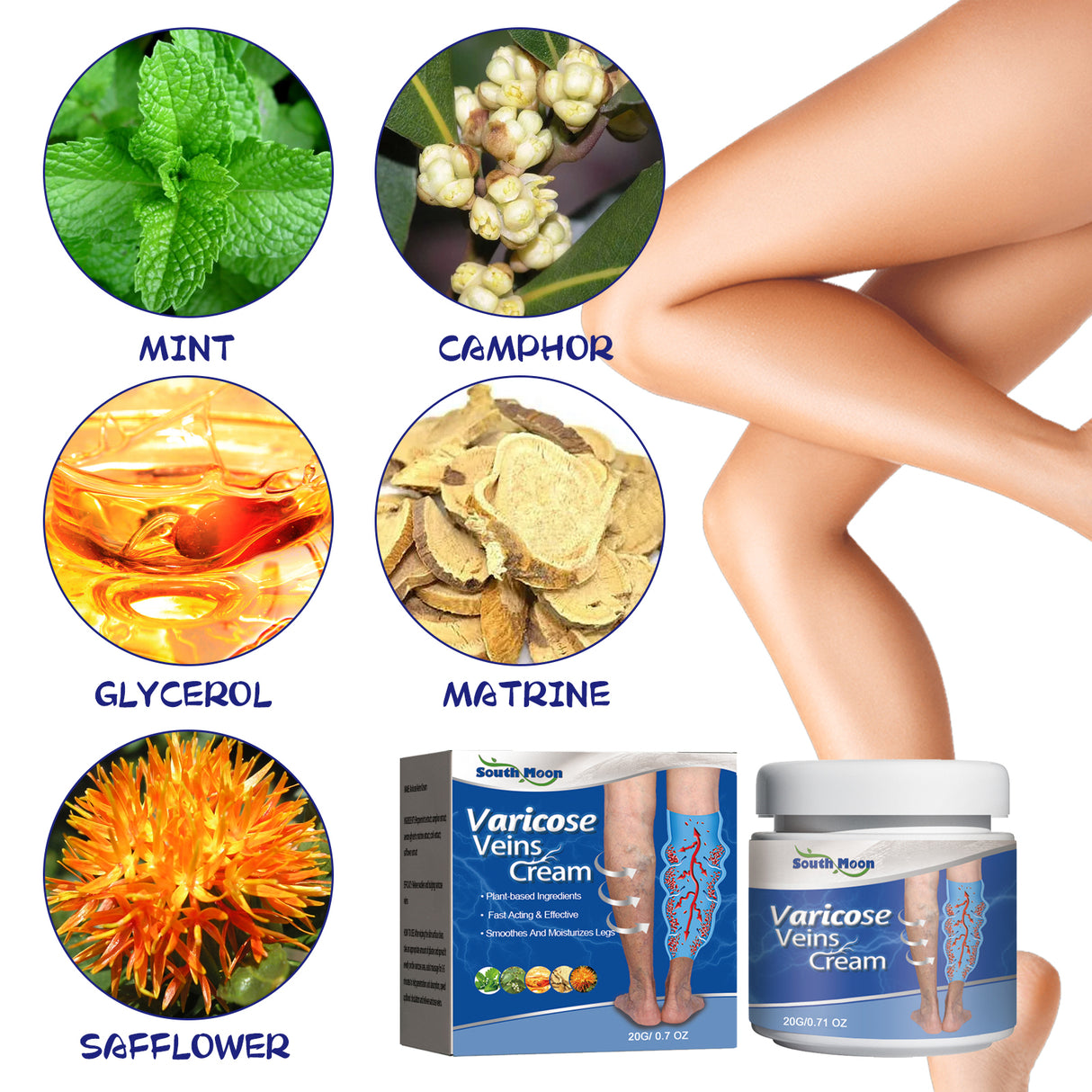 Leg Care Cream Relieves Leg Discomfort Pamper And Moisturize Skin Daily Massage Treatment - V.I.P Digital Presence