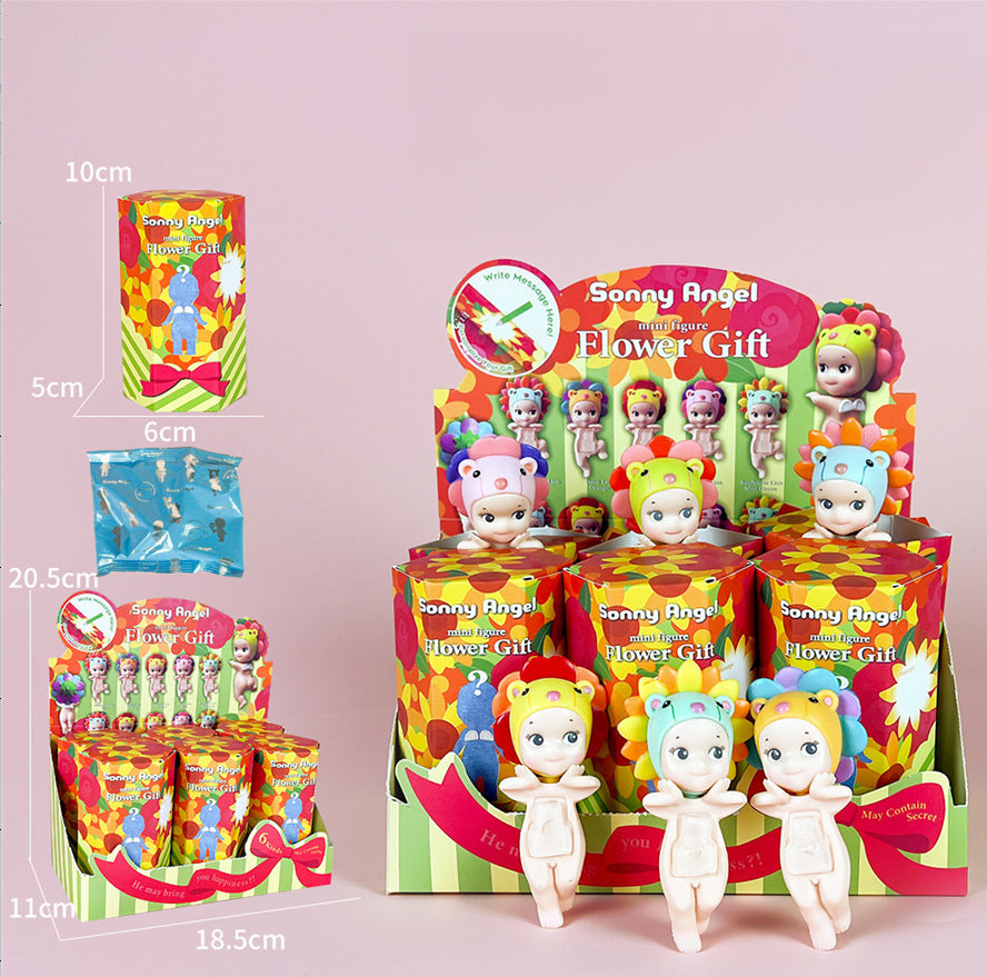 Party Angel Cheek Blind Box Car Ornament Mobile phone Decoration Handmade Anime Doll Finished End Box - V.I.P Digital Presence