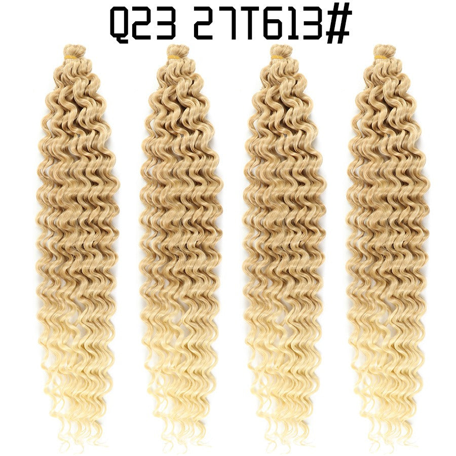 African crochet hair wig Deep Wave hair Latin American curly braided hair fluffy - V.I.P Digital Presence