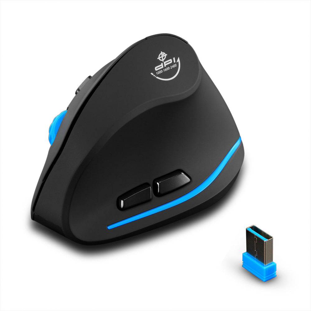 ZELOTES F-35A Vertical Mouse Grip Ergonomic Laptop Desktop Wireless Mouse - V.I.P Digital Presence