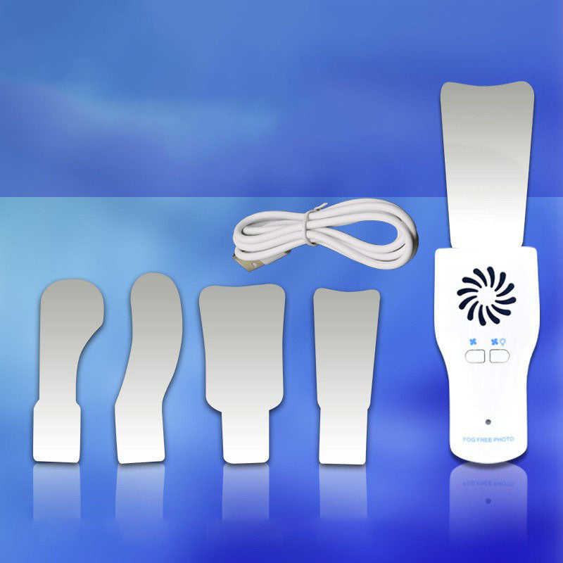 Dental Lighted Anti-Fog Mirror Set Stainless Steel Mirror Orthodontic Photo Instrument With Lighted Mirror Handle - V.I.P Digital Presence