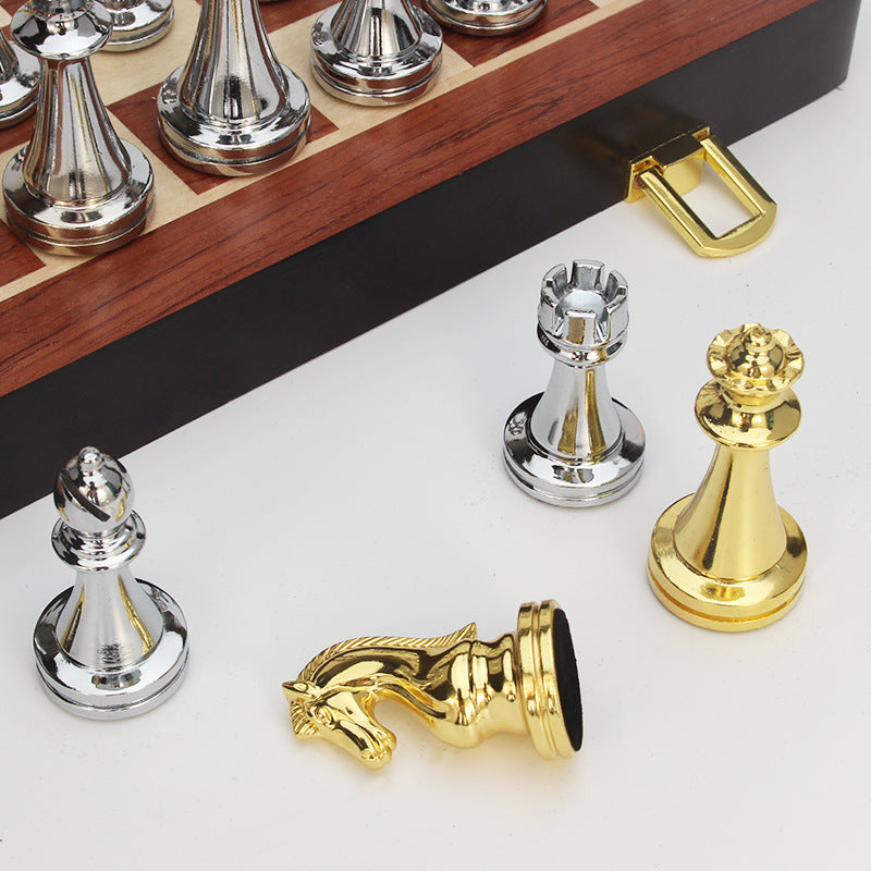 International Chess Metal Chess Folding Set High end Chess Western Chess - V.I.P Digital Presence