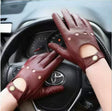 Men's leather gloves anti slip sports driving and outdoor cycling leather gloves - V.I.P Digital Presence