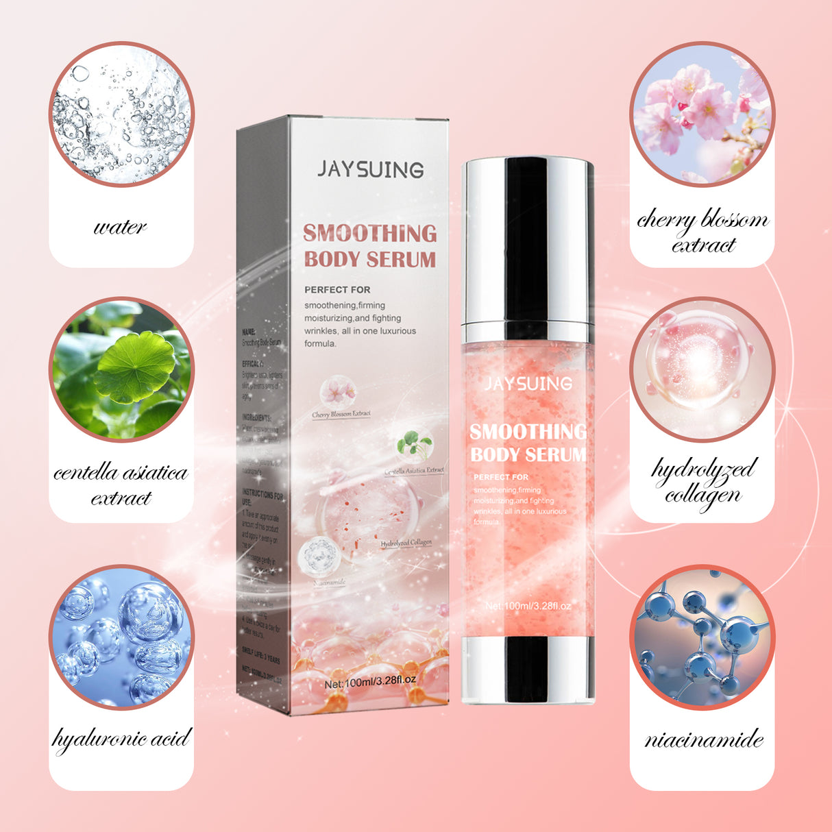 Smoothing Body Serum, Reduces Lines Moisturizes Skin Prevents Dryness And Cracks, And Repairs Skin Serum