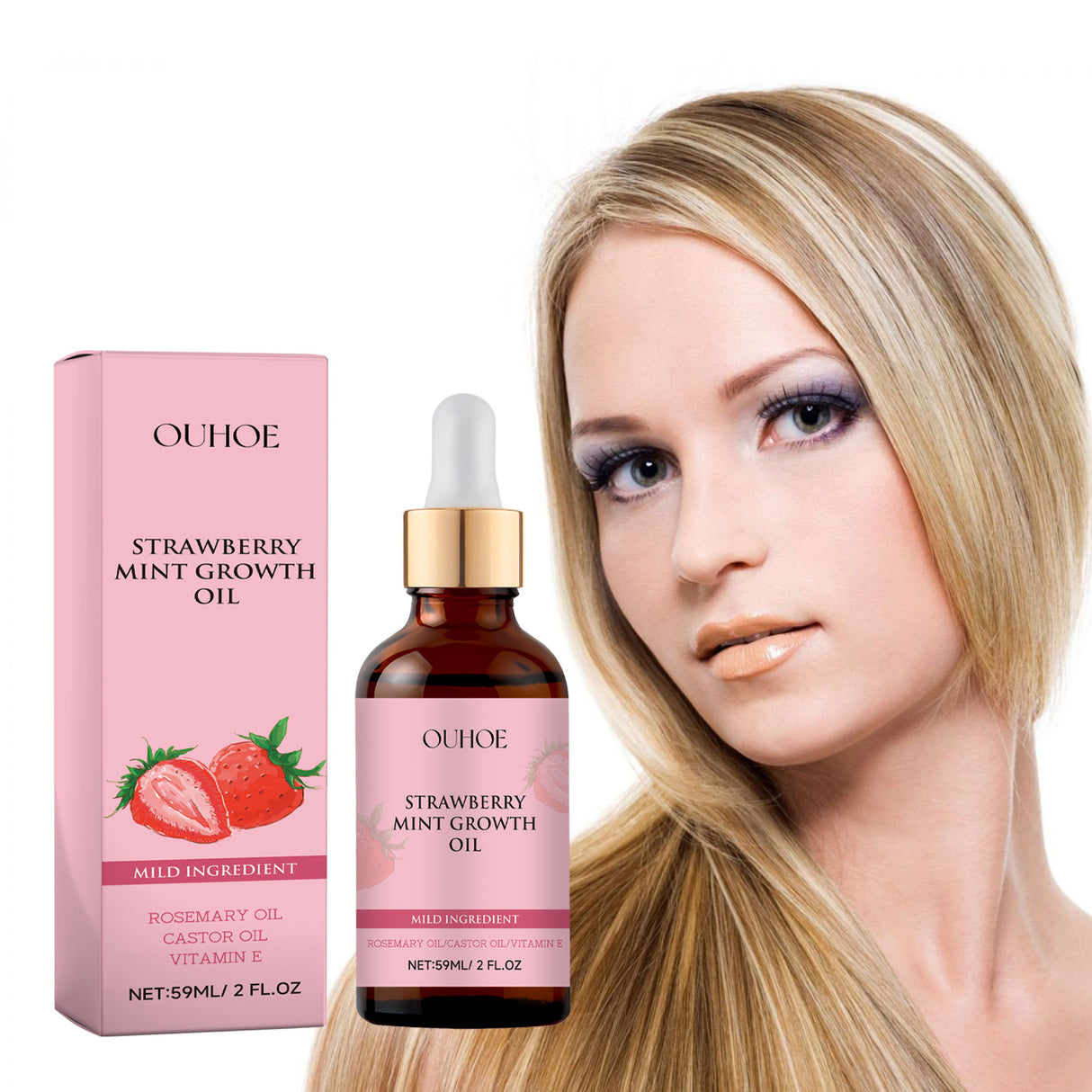 Hair Care Essential Oil Nourishes Frizzy Tail, Smooth Hair, Light Fragrance, Refreshing, Non-Sticky And Glossy Hair Care Essential Oil - V.I.P Digital Presence