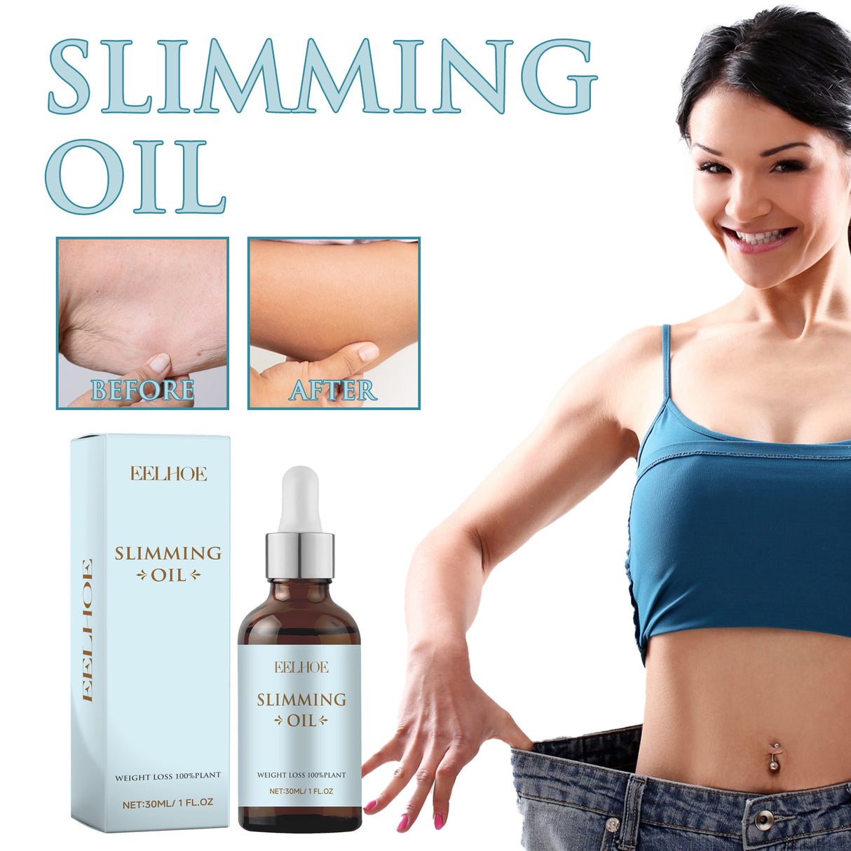 Slimming Oil, Wen Run Smooth The Skin Wrinkles Brighten The Skin Color Model Body Firming Body Muscles - V.I.P Digital Presence