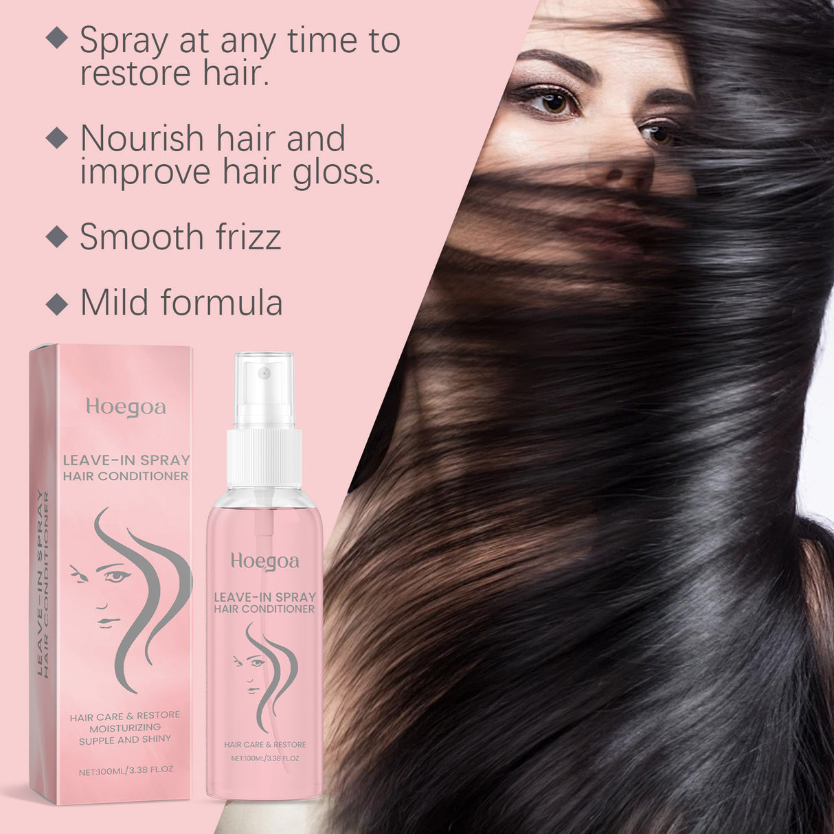Leave-In Smoothing Repair Spray Leave-In Nourishing Conditioner For Frizzy Smoothing Hair Spray - V.I.P Digital Presence