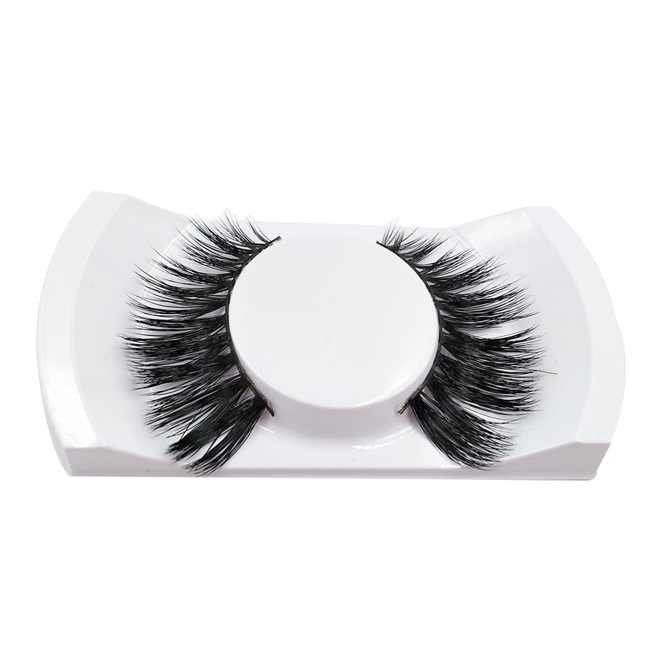Wispy Volume Long False Eyelashes Women Theatrical Makeup Real Mink Hair 3D Fake Lashes Full Strip Lashes - V.I.P Digital Presence