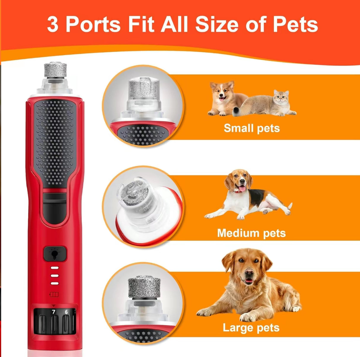 PawGlow Nail Grinder