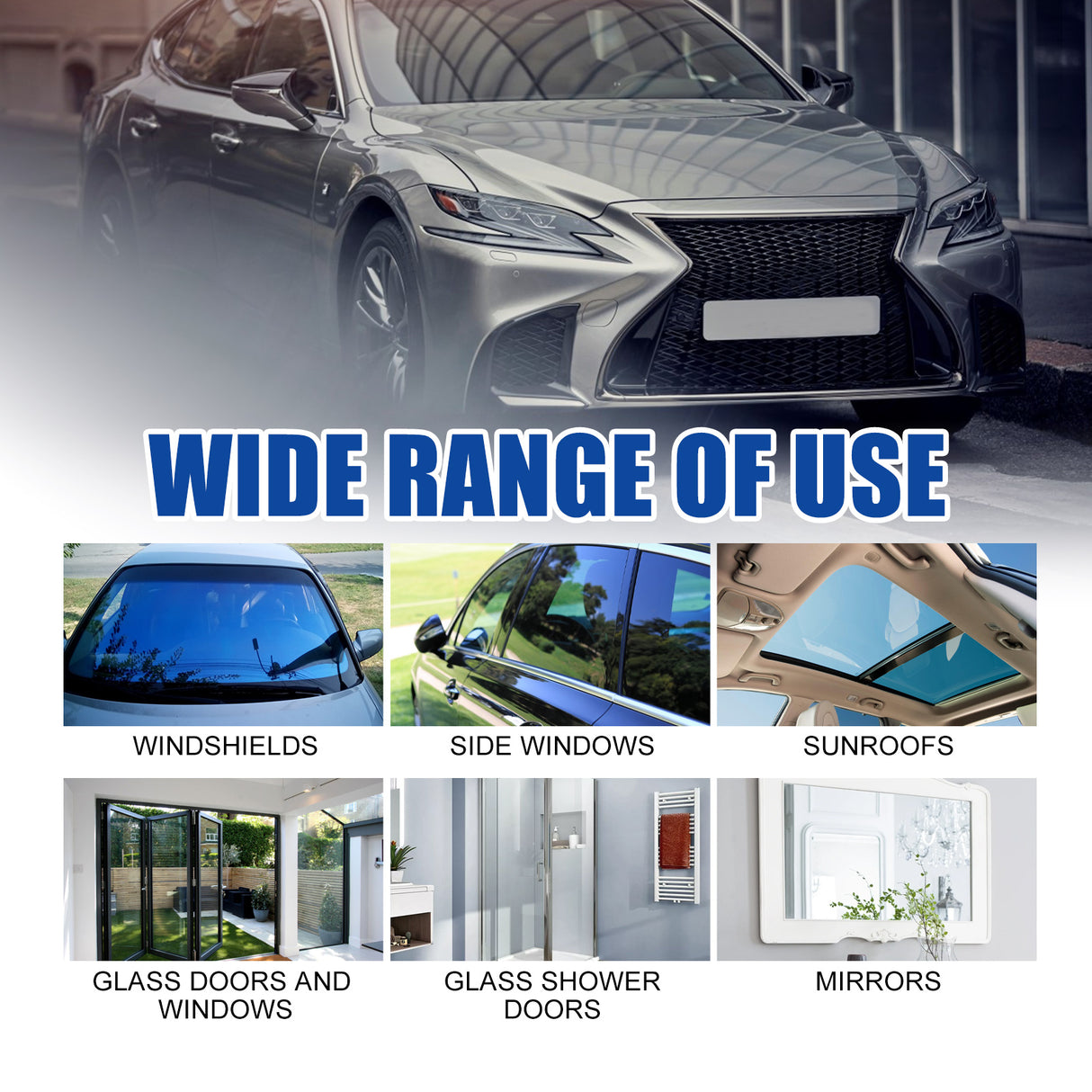 2 In 1 Car Oil Film Cleaner Oil Film Cleaner For Car Front Windshield Window Stains - V.I.P Digital Presence