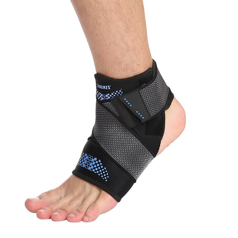 1pc Sport Ankle Brace Protector Adjustable Anti-sprain Compression Feet Support Wrap Bandage Protection With Strap - V.I.P Digital Presence
