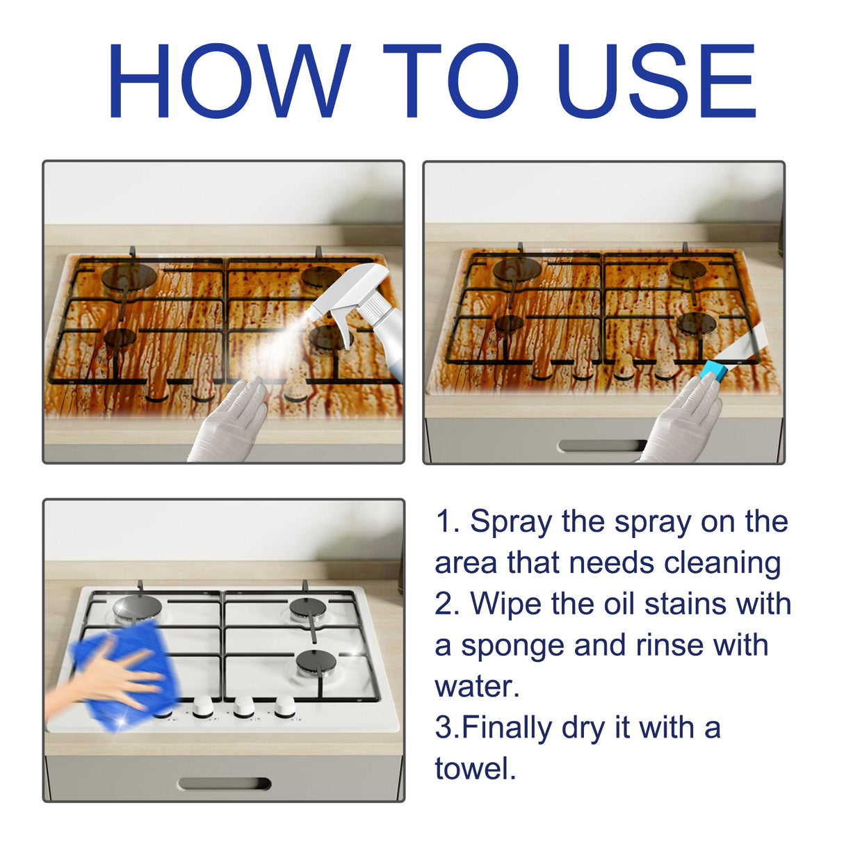 Protective Kitchen Cleaner, Range Hood Kitchenware Heavy Oil Cleaning Strong Decontamination - V.I.P Digital Presence