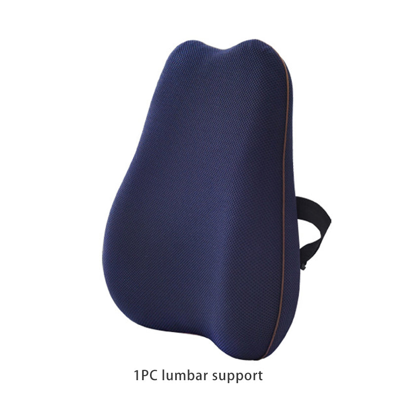 Summer Office Cushion Lumbar Back Support One Set Of Sedentary Gods Memory Foam Seat Cushion Chair Pad - V.I.P Digital Presence