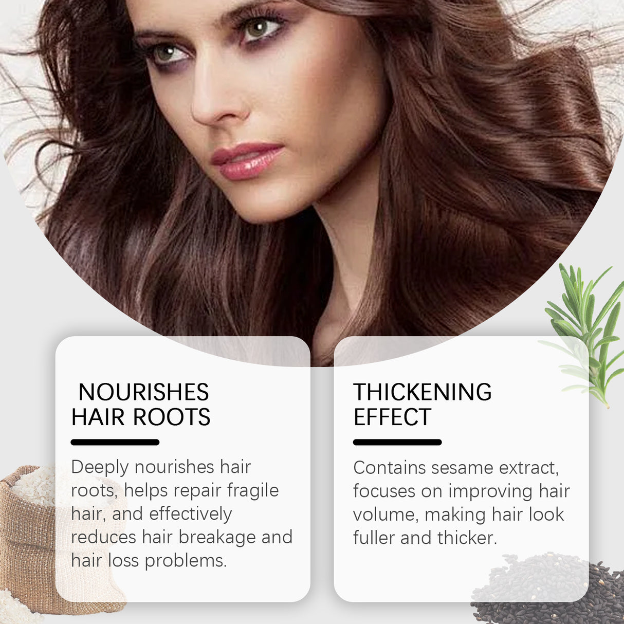 Black Sesame Hair Care Essence Nourishes Hair, Improves Dry Hair And Split Ends - V.I.P Digital Presence