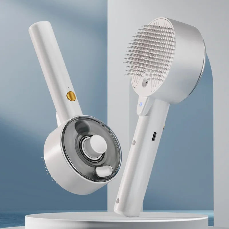 Pet Spray Massage Comb for Cats and Dogs with Electric Spray Water Steam Brush Kitten Pet Bath Brush Massage Pet Hair Remover - V.I.P Digital Presence