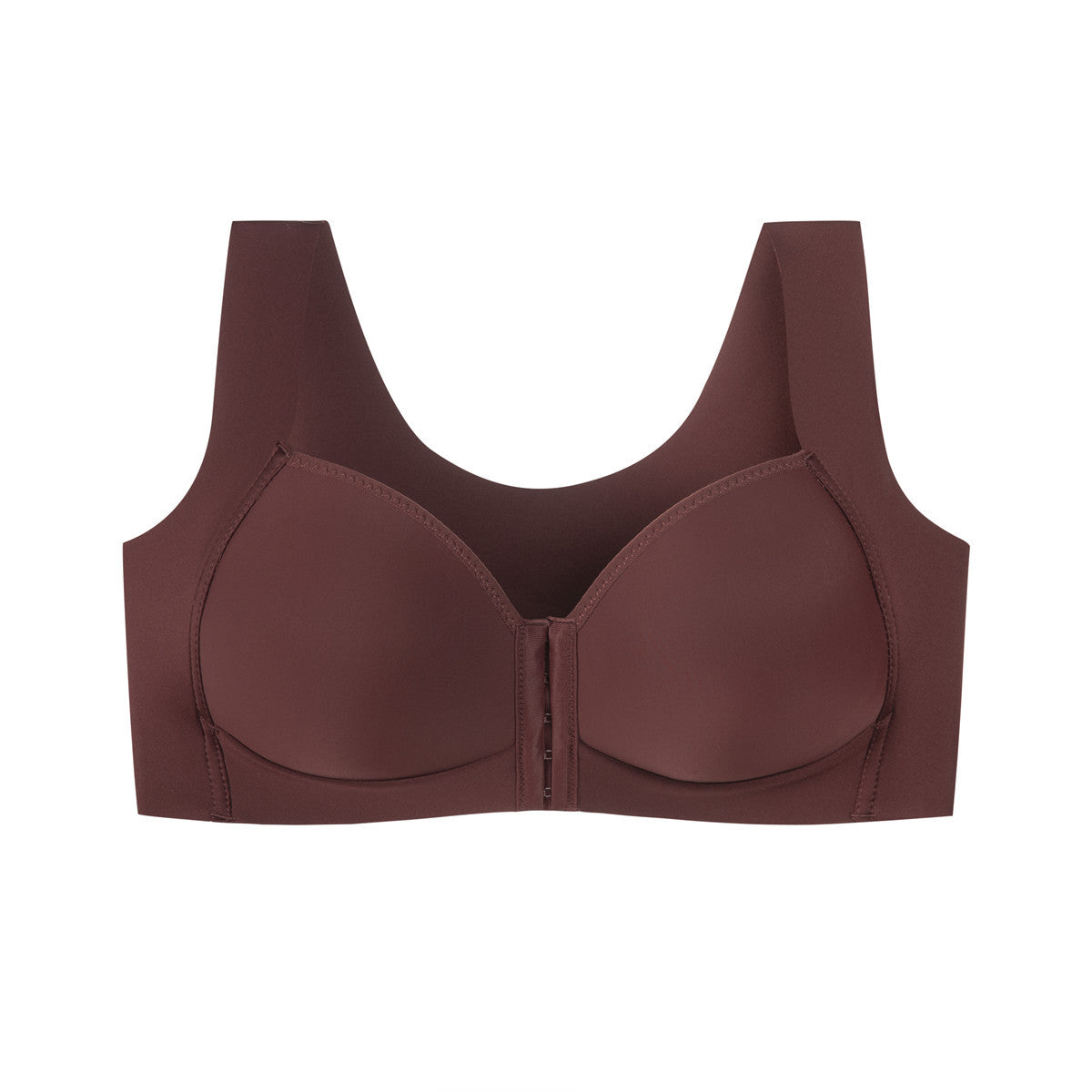 Smooth thin bra front buckle sexy gathering without steel ring adjustment women's underwear - V.I.P Digital Presence