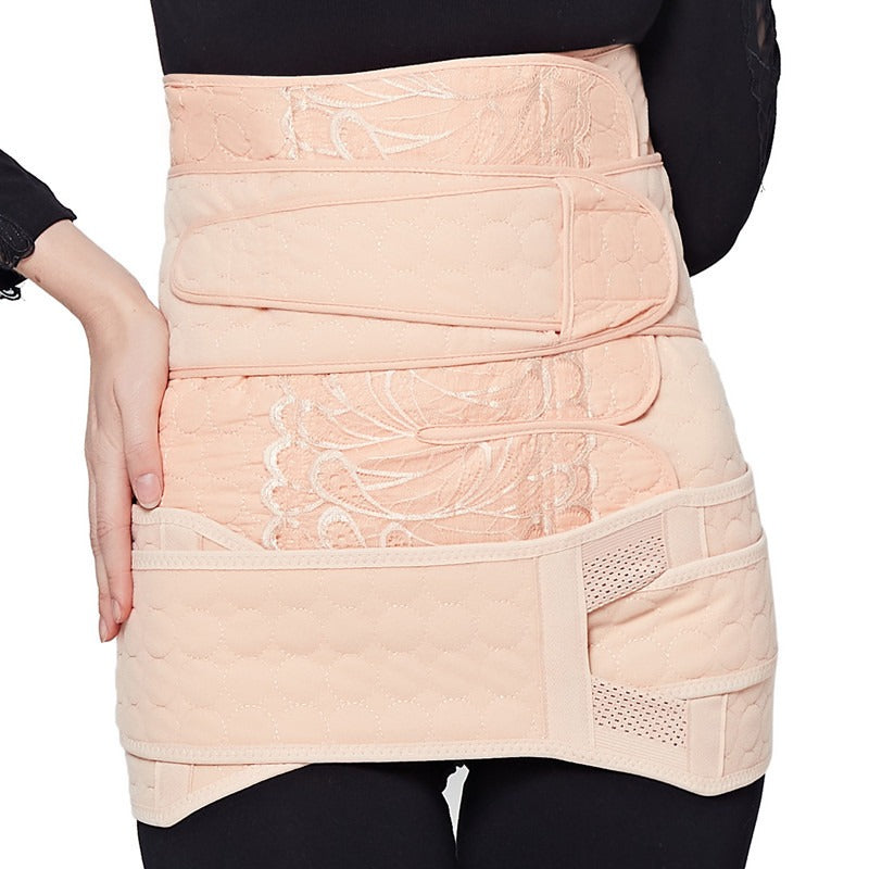 Breathable Postpartum Abdominal Strap Strip Three piece Set Binding Strap Adjustment Strap - V.I.P Digital Presence