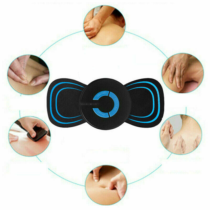 Mini Portable Electric Neck Massager Shoulder Back Physiotherapy Massager Vibration Sticker - V.I.P Digital Presence