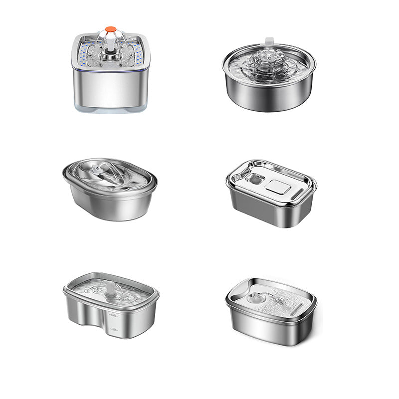 Stainless Steel Smart Pet Water Dispenser with Automatic Circulation and Filtration, Large Capacity Feeder for Cats and Dogs - V.I.P Digital Presence