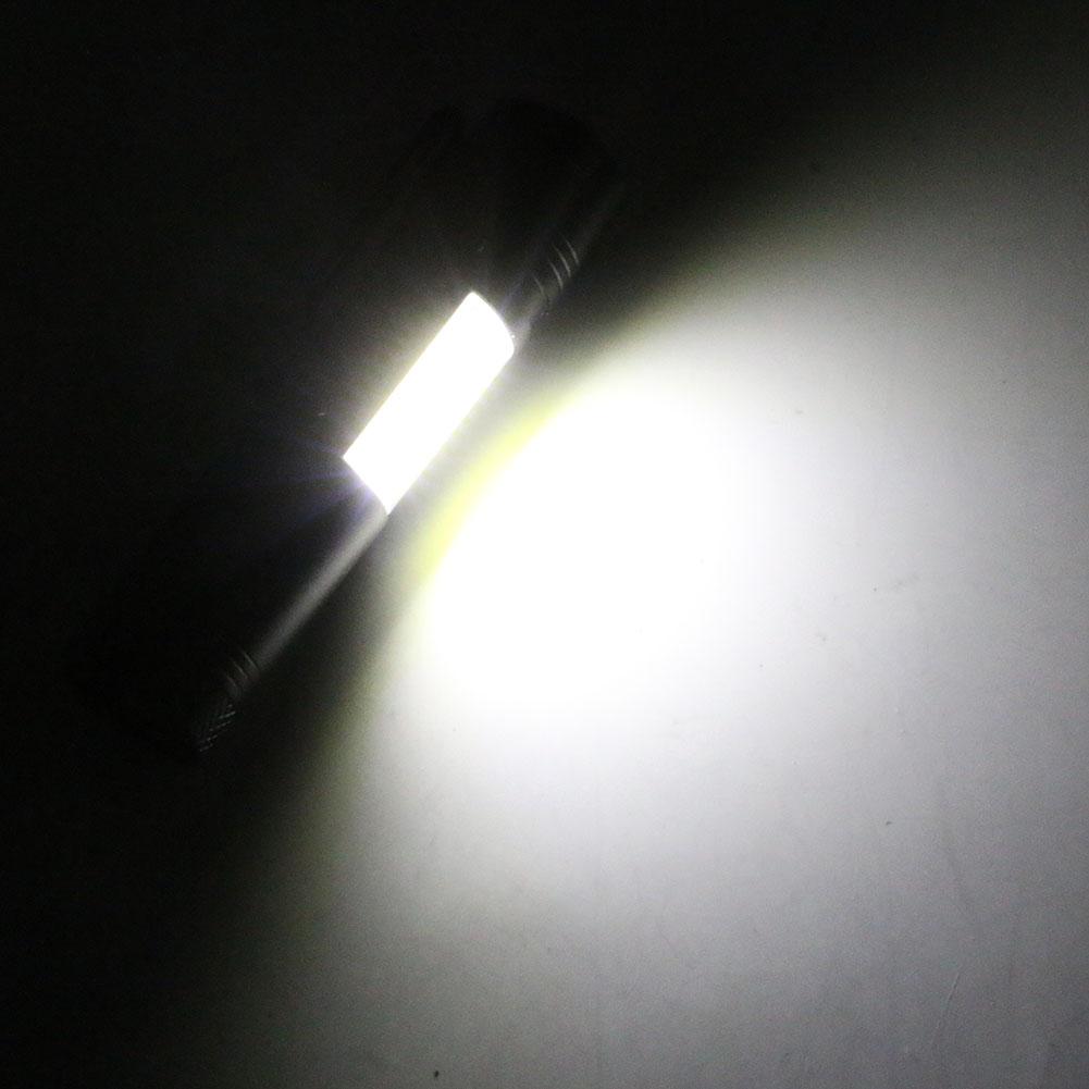 Mini Portable Aluminum LED Flashlight XPE COB Work Light Lanterna Powerful Pen Torch Lamp 4 Modes Use 14500 or AA - V.I.P Digital Presence