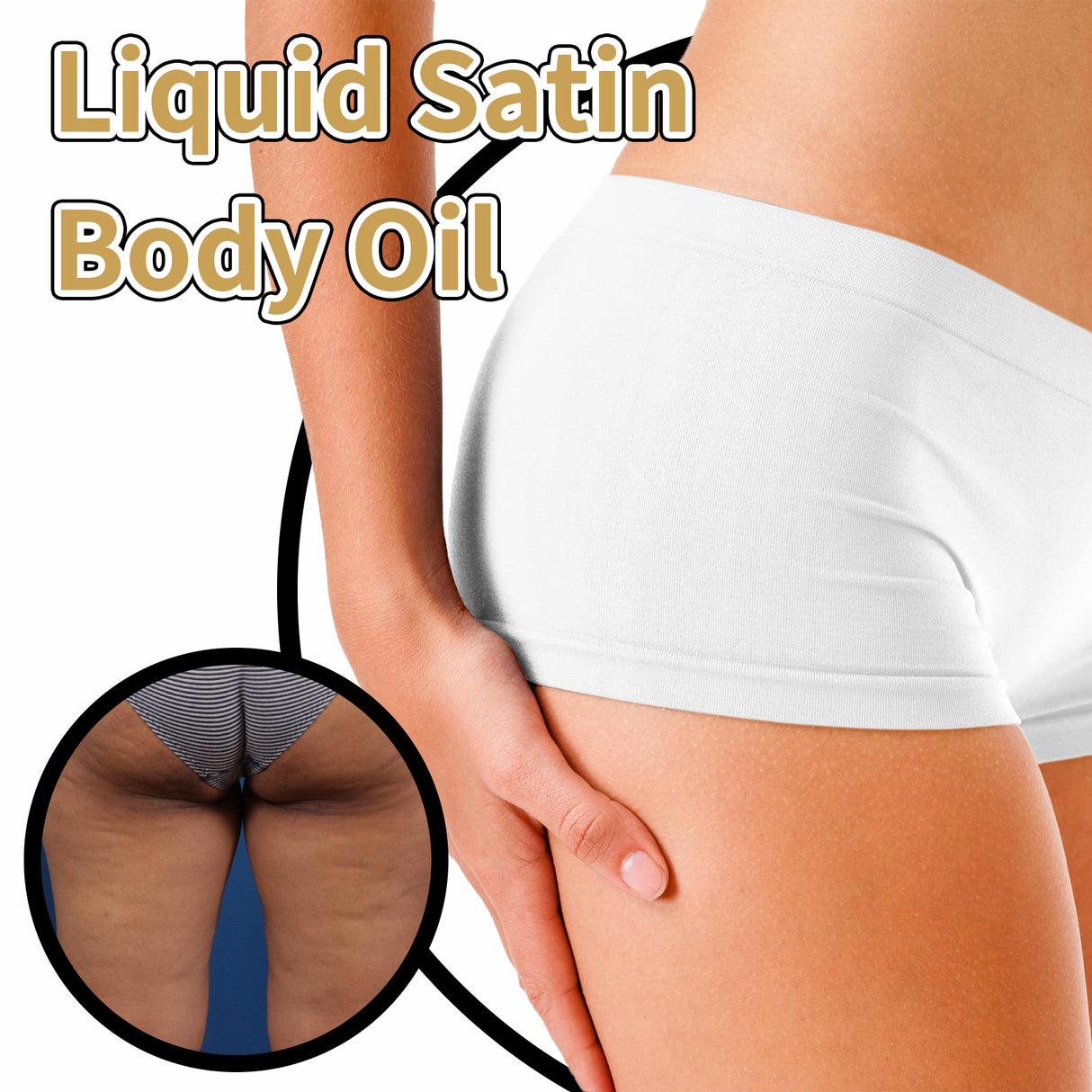 Liquid Satin Body Oil, Deeply Moisture Reduce Wrinkle Skin Flabby Elastic - V.I.P Digital Presence