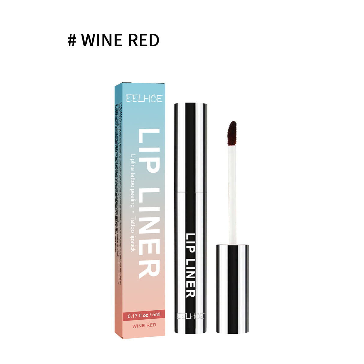 Peel Lip Liner, Outline Lip Shape Lip Color Waterproof Non-Smudging Peel Lip Liner Lip Brush - V.I.P Digital Presence