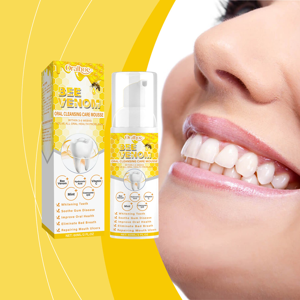 Dental Cleaning Mousse, Cleaning Care Dental Hygiene Oral Care Dental Stain Cleaning Mousse Toothpaste - V.I.P Digital Presence