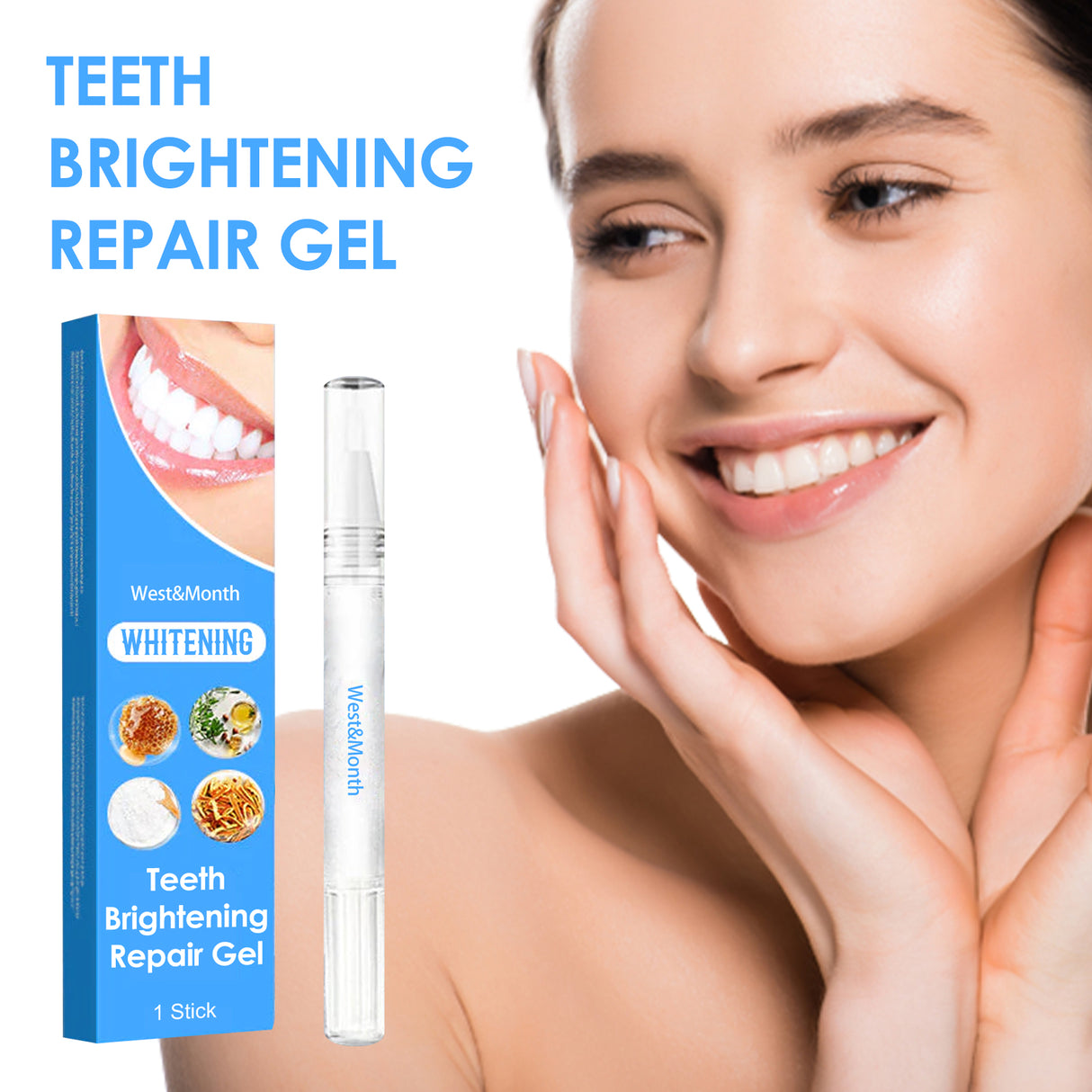 Teeth Brightening Repair Gel, Oral Care Beauty Cleaning Teeth White Brightening Pen - V.I.P Digital Presence