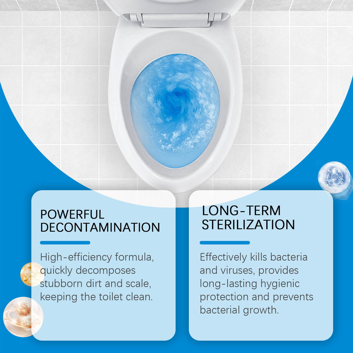 Foam Toilet Cleaner, Toilet Toilet Cleaner Decontamination Clean Household Deodorant Toilet Cleaner - V.I.P Digital Presence