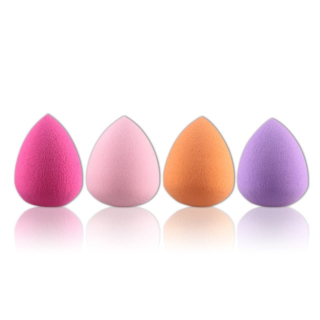 4Pcs/set Mini Beauty Soft Makeup Sponge Puff Face Nose Facial Foundation Base Liquid Powder Blending Drop Shape Cosmetic Tool - V.I.P Digital Presence