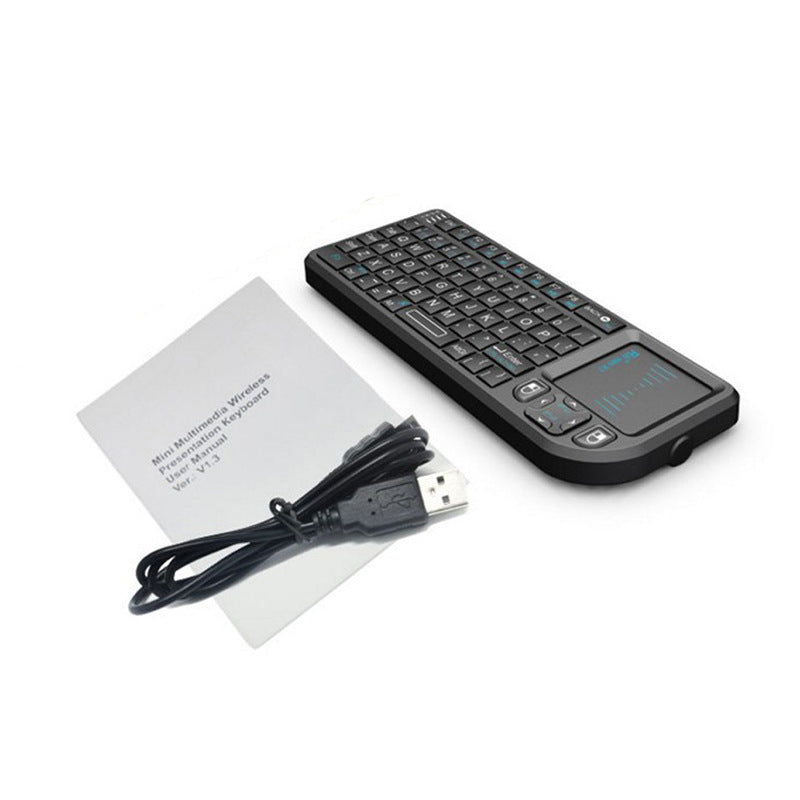 Rii X1 Mini Wireless Keyboard with Mouse Touchpad Remote Control for Home Office, Business, and HTPC Laptops - V.I.P Digital Presence