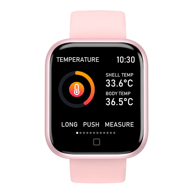 T80S Smart Bracelet Heart Rate Blood Pressure Sleep Monitoring Message Notification Chip Temperature Measurement Bracelet - V.I.P Digital Presence