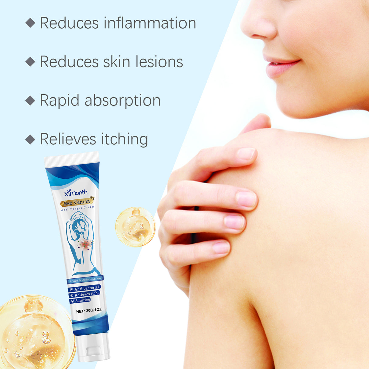 Body Care Cream Herbal Ingredients Gentle Care Body Skin Moisturizing Moisturizing Care Cream - V.I.P Digital Presence