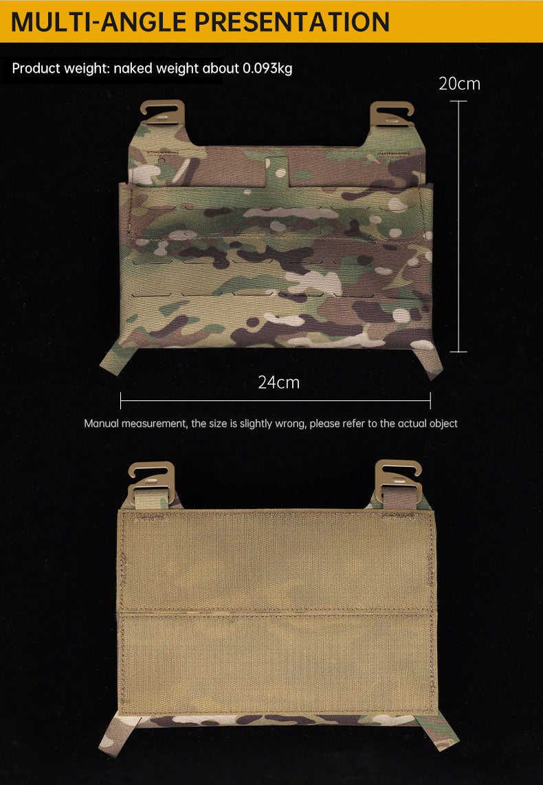 WoSporT can accommodate three 5.56 (or two 7.62) inner pockets with built-in function cover camouflage front panel - V.I.P Digital Presence