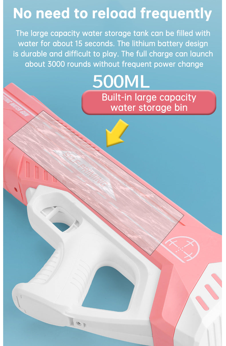 Electric Induction Water Gun Summer Outdoor Toys Automatic Pumping Gun Beach Swimming Pool Water Fight Children's Toy Gifts - V.I.P Digital Presence