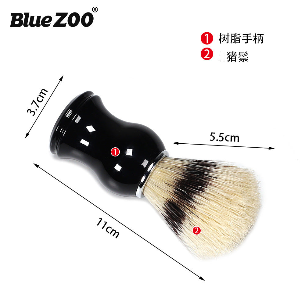 Shaving Brush Shaving Brush Metal Resin Grip Bluezoo Men's Care - V.I.P Digital Presence