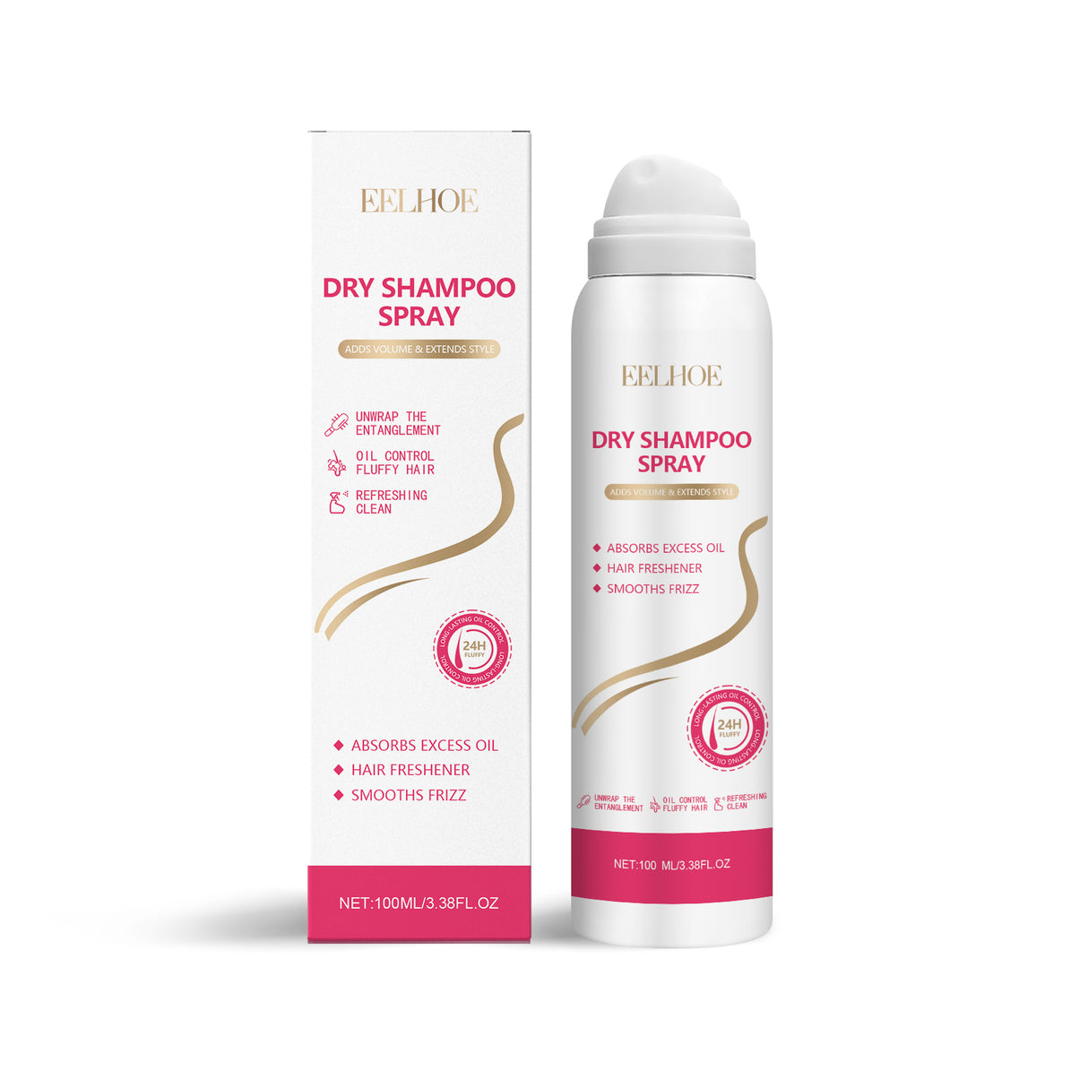 Dry Hair Spray Lazy Fluffy Hair Gel Refreshing Degreasing Hair Leave-In Styling Long Duration Dry Hair Spray - V.I.P Digital Presence