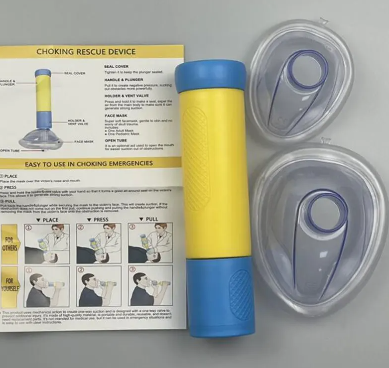 New Upgrade Portable Anti Choking Device Choking Emergency Life Saving Suction Vac Anti Choke Device First Aid Kit for Kid Adult - V.I.P Digital Presence