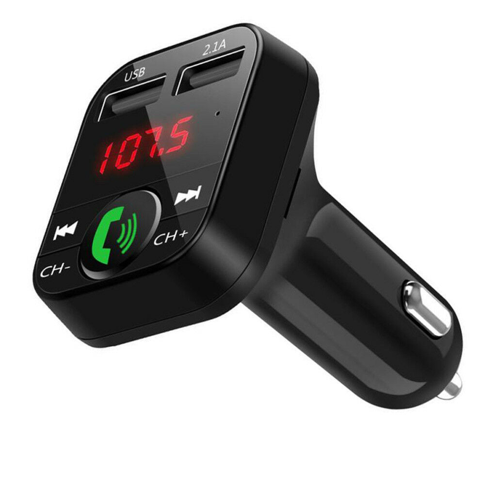 B2 Car MP3 Bluetooth Hands-Free Car Player FM Transmitter Car Charger Receiver - V.I.P Digital Presence