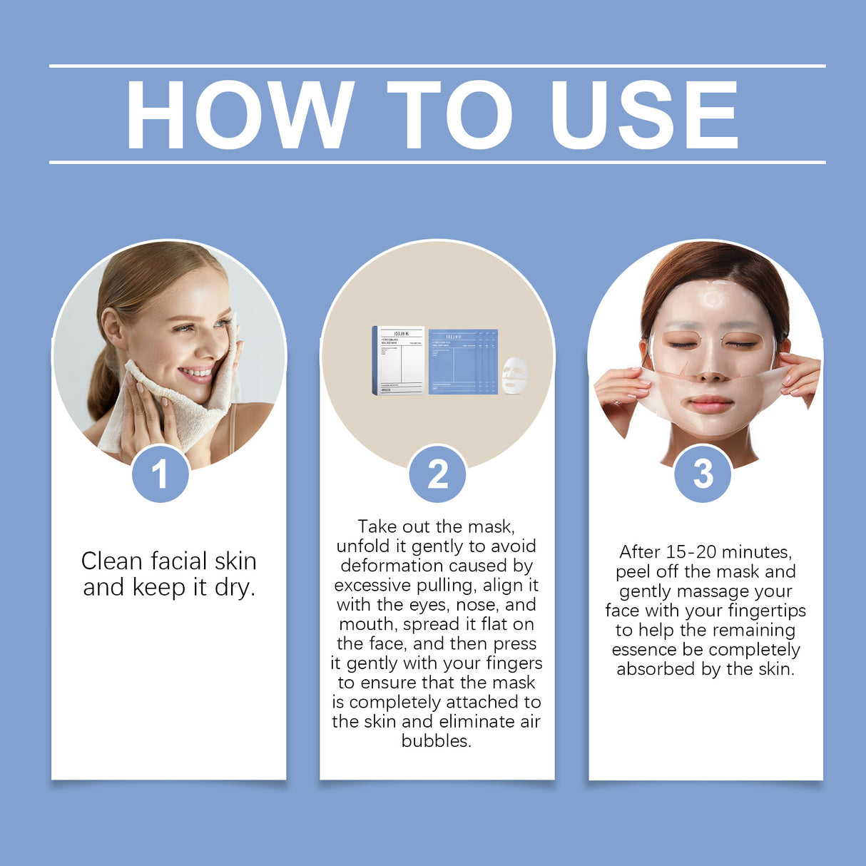 Deep Nourishing Moisturizing Mask Gently Moisturizes Facial Skin Hydrating Moisturizing Soft Moisturizing Skin Care Mask