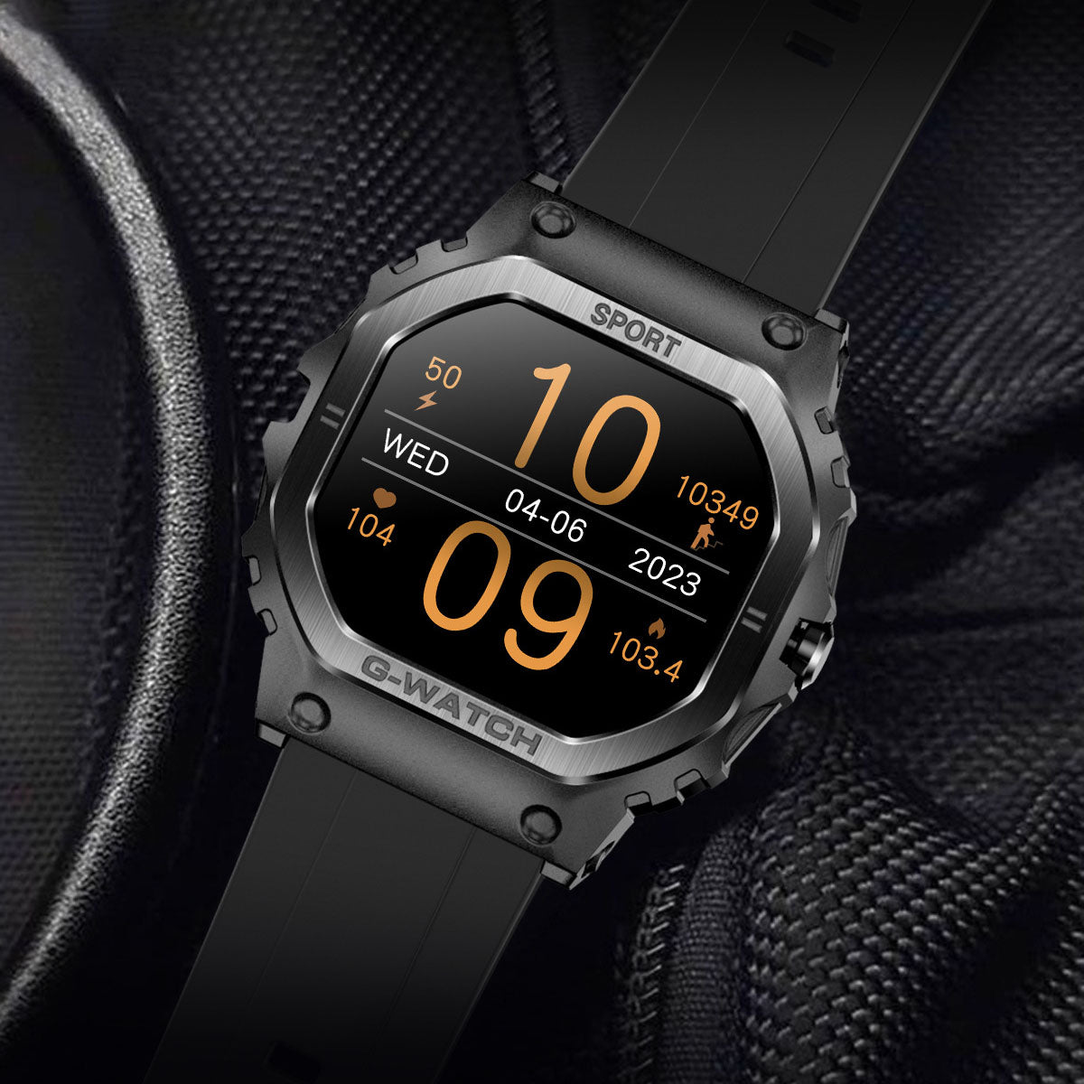 I108 smartwatch, high-definition screen, Bluetooth call, smart sports wristband, true blood oxygen, IP68 waterproof - V.I.P Digital Presence