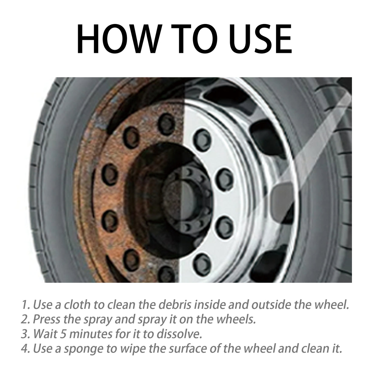 Wheel Cleaner, Car Wheel Hub Cleaning Stain Repair Removal Rust Polish - V.I.P Digital Presence