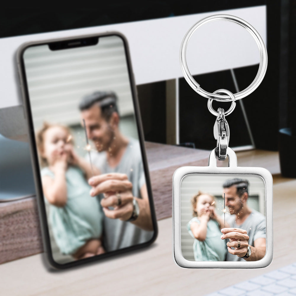 New Keychain Photo Custom Photo Box Ornament Photo Keychain Custom - V.I.P Digital Presence