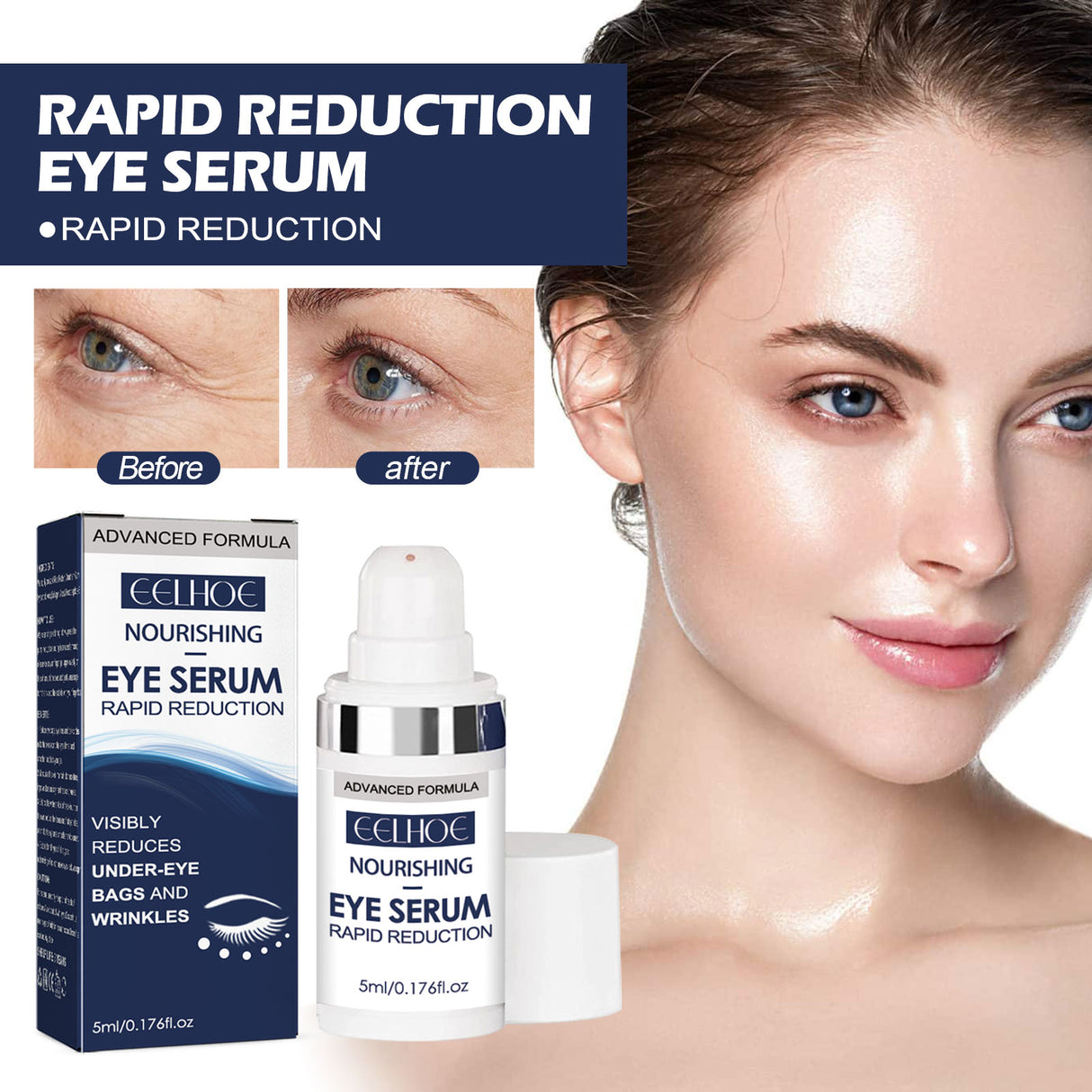 Eye Repair Essence Moisturizes, Hydrates And Lightened Eye Lines, Strengthens, Lifts And Smooths Fine Lines - V.I.P Digital Presence